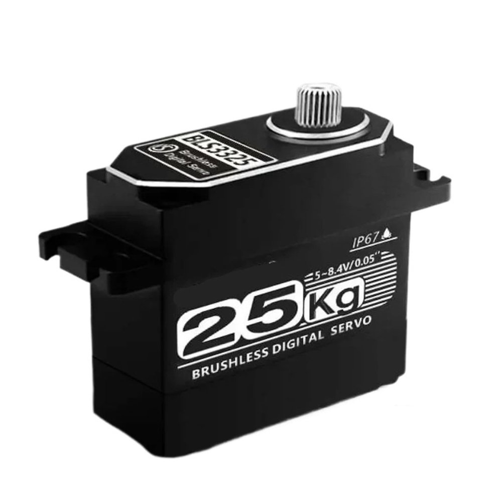 4 Pieces Digital Servo Motor 25KG Metal BLS3325 180/270/360 7.4V Motor Remote Control Car Robot(4pcs-180)