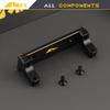 NMNRC Brass Front Axle Servo Mount Holder Servo Fixed Bracket for 1/10 Axial AXI03004 Capra 1.9 RC Series Upgrades Part Black view 3