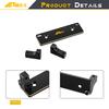 NMNRC Brass Front Axle Servo Mount Holder Servo Fixed Bracket for 1/10 Axial AXI03004 Capra 1.9 RC Series Upgrades Part Black view 4