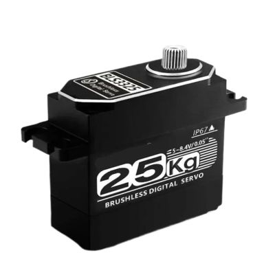 4 Pieces Digital Servo Motor 25KG Metal BLS3325 180/270/360 7.4V Motor Remote Control Car Robot(4pcs-360)