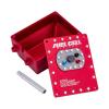 Aluminum 1/10 Scale Fuel Cell Receiver Box RC Trucks Extremely Realistic Fuel Tank Radio Box for Axial Capra 1.9UTB Chassis Part (Red) view 2