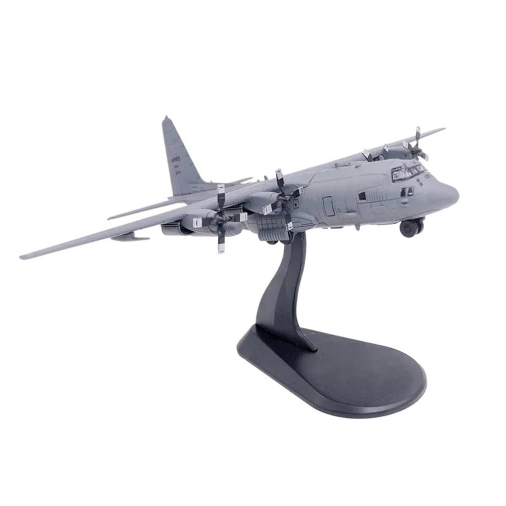 Flying Airplane Model Diecast Metal 1/200 Scale American Army AC-130A AC130 Gunship Ground-Attack Fighter Aircraft Airplane Model Toy Aviation Airbus