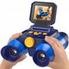 Ahalfcit Binoculars for Kids with Night Vision, 2.4" HD Screen & 10X Zoom for Photo and Video - Outdoor Adventure Binoculars Bird Watching, Camping, Hiking, Gifts for Kids Ages 4+ (Blue) view 1