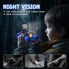 Ahalfcit Binoculars for Kids with Night Vision, 2.4" HD Screen & 10X Zoom for Photo and Video - Outdoor Adventure Binoculars Bird Watching, Camping, Hiking, Gifts for Kids Ages 4+ (Blue) view 3