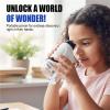60-120X Zoom Pocket Microscope for Kids - Portable Handheld Mini Microscope with LED Lights, Educational Science Toys for Outdoor Exploration(Pink A) view 4
