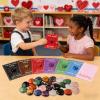 28 Pcs Valentines Day Cards For Kids, Valentines Greeting Cards With Heart Shape Crystals Rock For Boys Girls School Party Exchange Gift view 4
