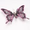 3D Metal Puzzle, Mechanical Butterfly Model Kit, Snap-Fit No-Glue Assembly, Adjustable Wings, Decorative Desk, Shelf and Wall Display for Adult Collectors and Hobbyists (100+PCS/Pink) view 2