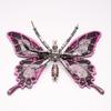 3D Metal Puzzle, Mechanical Butterfly Model Kit, Snap-Fit No-Glue Assembly, Adjustable Wings, Decorative Desk, Shelf and Wall Display for Adult Collectors and Hobbyists (100+PCS/Pink) view 3