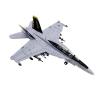 Flying Airplane Model 1/100 Scale Model Toys F18 Grumman Tomcat F/A-18F VF103 Pirate Flag Fighter USAF Army Air Force Diecast Metal Plane Aviation Airbus view 2