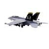 Flying Airplane Model 1/100 Scale Model Toys F18 Grumman Tomcat F/A-18F VF103 Pirate Flag Fighter USAF Army Air Force Diecast Metal Plane Aviation Airbus view 4