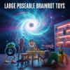 Sarcidery Brainrot Toys,Large Poseable Italian Brainrot Toys,Brainrot Action Figures for Kids,Steal a Brainrot for Fun Desk Display, Collecting & ParentChild Playtime Gifts (Lirili Larlla) view 2