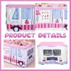 Oudain 10ft x 7.5ft Ice Cream Large Playhouse Tablecloth Table Fort Tent Cover Playhouse Ice Cream Party Decorations for Sweet One Birthday Donut Themed Birthday Party Supplies Indoor Outdoor view 4