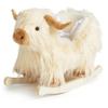 Baby Rocking Horse,Highlander Cattle Rocking Toy for 1+ Year Old Boys and Girls Rocking Horse for Kids Room Nursery Birthday Party Shower Gift Wood Animal Rocker French Design 3-Side Seat PP Cotton view 1