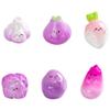 Bemvp Mini Fruits Vegetables Figurines, 6pcs Resin Tiny Artificial Fruit Vegetables, Fake Miniature Food Decoration for DIY Art Crafts view 1