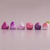 Bemvp Mini Fruits Vegetables Figurines, 6pcs Resin Tiny Artificial Fruit Vegetables, Fake Miniature Food Decoration for DIY Art Crafts view 2