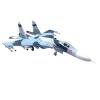 Flying Airplane Model Diecast 1:100 Su 27 SU27 SU-27 Flanker Fighter Model Russia Air Force Static Aircraft Airplane Models Aviation Airbus view 3