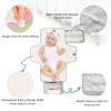 Reusable Diaper Changing Pads with Tissue Pocket Changing pad for Changing Table Infant Travel Station Kit Cute Cartoon Pink Strawberry Flowers view 3