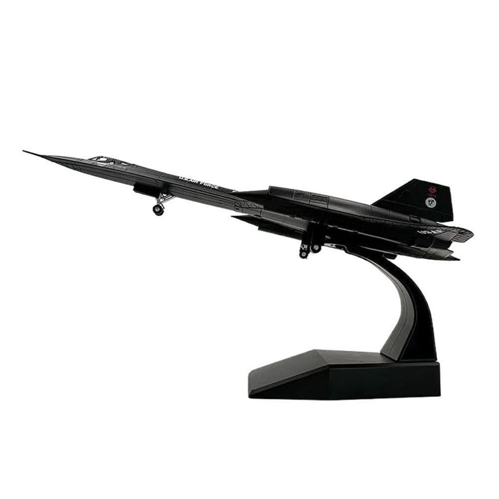 Flying Airplane Model Diecast Metal Alloy Jet Toy 1:144 Scale SR-71 SR71 SR-71A SR71A Blackbird Aircraft Plane Model for Collection Aviation Airbus