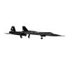 Flying Airplane Model Diecast Metal Alloy Jet Toy 1:144 Scale SR-71 SR71 SR-71A SR71A Blackbird Aircraft Plane Model for Collection Aviation Airbus view 2