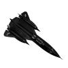 Flying Airplane Model Diecast Metal Alloy Jet Toy 1:144 Scale SR-71 SR71 SR-71A SR71A Blackbird Aircraft Plane Model for Collection Aviation Airbus view 3