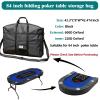 SHINVAN Oval Foldable Poker Table Storage Bag, Folding Table Carrying Bag for 84 inch Oval Poker Table, Heavy Duty Waterproof Storage Bag view 2