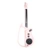 Diydeg Electric Guitar, Foldable Stringless Smart Guitar Toy with DJ Turntable LED Lights, Kids Music Beginner Kit, Christmas Thanksgiving for Children Above 3 (Pink) view 1