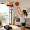 Basketball Hoop for Kids, 4-in-1 Adjustable Height, 1set, Kids Basketball Ball Hoop, Children Sports Play Set, Training Ring Stand, for Boys, Girls, Backyard, Playroom, Outdoor, Birthday, Christmas view 3