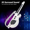 Diydeg Electric Guitar, Foldable Stringless Smart Guitar Toy with DJ Turntable LED Lights, Kids Music Beginner Kit, Christmas Thanksgiving for Children Above 3 (Grey) view 3