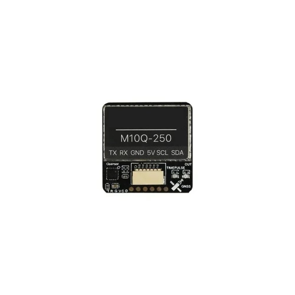 Compatible for Foxeer M10Q Dual Protocol Global Positioning Module with Built-in QMC5883 Compass Ceramic Antenna for RC Drone Airplane(M10Q-250)