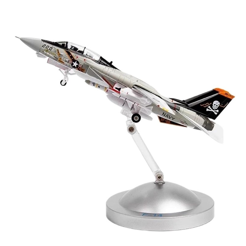 Flying Airplane Model Diecast 1/100 Scale USAF F-14 F14 VF-84 Tomcat F15 F-15 EG33 Aircraft Alloy Model Collection Toy Gift Aviation Airbus