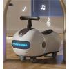 Bicycles Swing Car Ride On Toy Peanut Shape Wiggle Car Music Lights Anti-Rollover, for Indoor and Outdoor Play Bike(Grey) view 4
