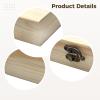 Tressify Wooden Coin Collector Case, Multi-Grid, Soft Interior, Solid Wood Handmade Box, 8.5 X 1.8 X 5.3 in, Includes Elegant Gift Packaging view 4