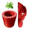 3D Printed Cascading Fidget Toy Articulated Sensory Toy Stress Relief Desk Toys, Colorful Whirling Spiral Cone Expanded Novelty Toys, 2026 New Impossible Passthrough for Adults(Red) view 1