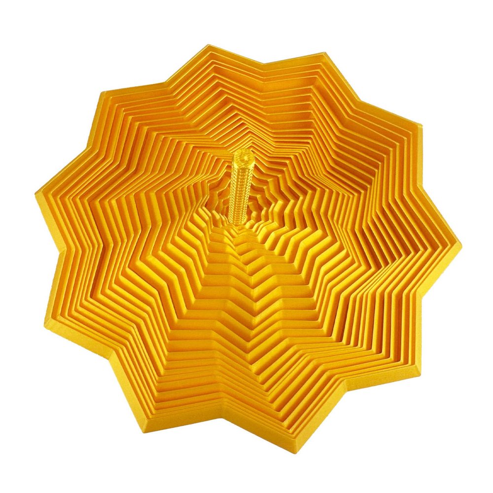 3D Printed Expanded Fidgets Star, Spinnings Tower Toy with Handle Star Toy, 3D Printed Star Expanded Star Fidgety Toys