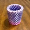 3D Printed Cascading Fidget Toy Articulated Sensory Toy Stress Relief Desk Toys, Colorful Whirling Spiral Cone Expanded Novelty Toys, 2026 New Impossible Passthrough for Adults(Green) view 2