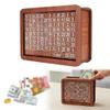 2026 Upgrade Cash Vault Wooden Savings Box, 10000 Savings Challenge Box Wooden Cash Saving Boxs, Money Saving Box Woodens Money Boxs with Money Target and Numbers (1000) view 1