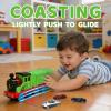 Launch Train with Folding Garage and Three Small Cars, Suitable for 3+ view 4
