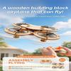 2026 New DIY Wooden RC Drone Kit, Wooden Drone Model Building Blocks with Remote Control, DIY Assembly Quadcopter Training Drones, Creative Flying Toy for Kids and Adults (1pc) view 4
