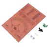 Wooden Baseball Dice Board Game, Fun Baseball Battle Table Game with Dice and Marbles, Realistic Baseball Simulator for Kids Adults Family Party Holiday Gatherings, Solid Wood Mate view 3