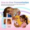 Video Walkie Talkies with Real-Time Screen & Voice Changer, Rechargeable Long Range Radios, Christmas Birthday Gifts for Kids Indoor Outdoor Camping (Pink+Pink) view 3