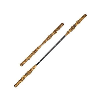 5.5FT Monkey King Staff, Black Myth Wukong Golden Hoop Stick Semi-Metal Model, Black Mythology Retractable Toy, Game Collection, Room Decoration Gift