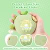 BUBBLELOGUS Apple Case for Tamagotchi Paradise, 4-iaradisen-1 Shockproof Silicone Protective Cover Kit with Faceplate, Flower Dial Cap & Charm, Kawaii Accessories for Girls & Adults (Green) view 2