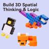 Dotimo 300-Piece Math Linking Cubes for Kids Ages 4-8 Educational Counting Blocks & Snap Manipulatives 10 Colors Counting Cubes for Preschool Learning, Classroom & Homeschool(300-Cubes) view 4