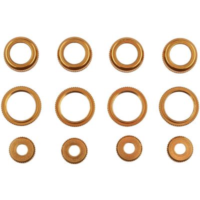 Associated 21911 Reflex 14 Classic 10mm Aluminum Shock Caps and Collars Gold