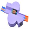 Mike's Makeshop Booster Classic  Quiet, Rechargeable Track Booster Compatible with Hot Wheels (Purple) view 1