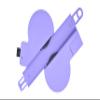 Mike's Makeshop Booster Classic  Quiet, Rechargeable Track Booster Compatible with Hot Wheels (Purple) view 4