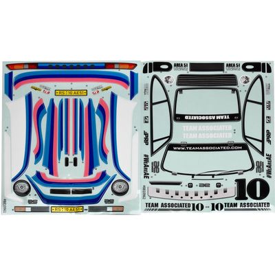 Associated 31964 RC10 4x4 Rally Body Decal Set