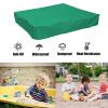 Weatherproof Outdoor Sandbox Cover, Square Sand Pit Canopy with Drawstring, Sturdy Oxford Fabric, Sun Ray & Tear Defiant, Kids Play Pool Protective Cover (120X120cm) view 4