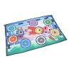 2 in 1 Soccer Ball Game Set with 2 Balls, Indoor Outdoor Soccer Target Goal Game, Soft Fabric Toss Soccer Toy for Kids, Hand Eye Coordination Motor Skills Training Mat for Backyard view 2
