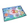 2 in 1 Soccer Ball Game Set with 2 Balls, Indoor Outdoor Soccer Target Goal Game, Soft Fabric Toss Soccer Toy for Kids, Hand Eye Coordination Motor Skills Training Mat for Backyard view 3
